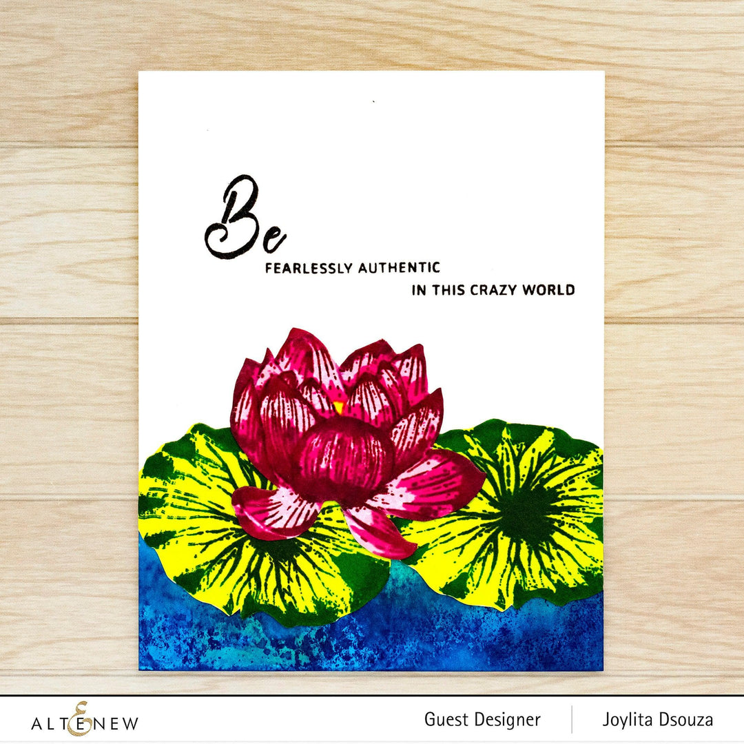 Altenew Build-A-Flower Set Build-A-Flower: Indian Lotus Layering Stamp & Die Set