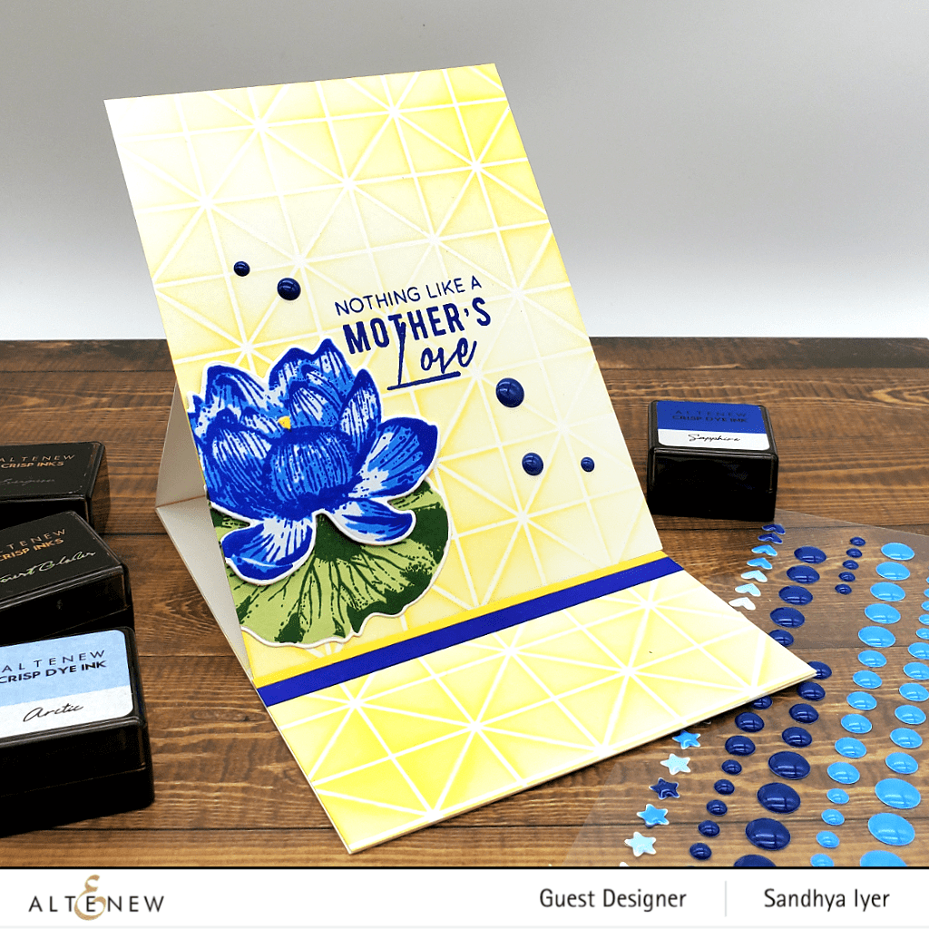 Altenew Build-A-Flower Set Build-A-Flower: Indian Lotus Layering Stamp & Die Set