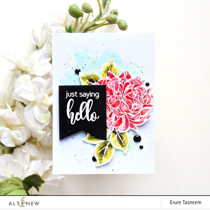 Altenew Build-A-Flower Set Build-A-Flower: Japanese Mum Layering Stamp & Die Set