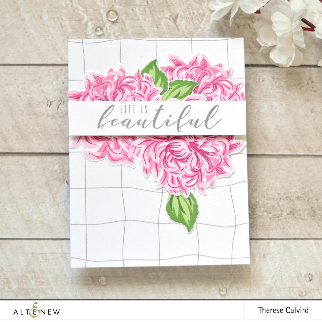 Altenew Build-A-Flower Set Build-A-Flower: Japanese Mum Layering Stamp & Die Set