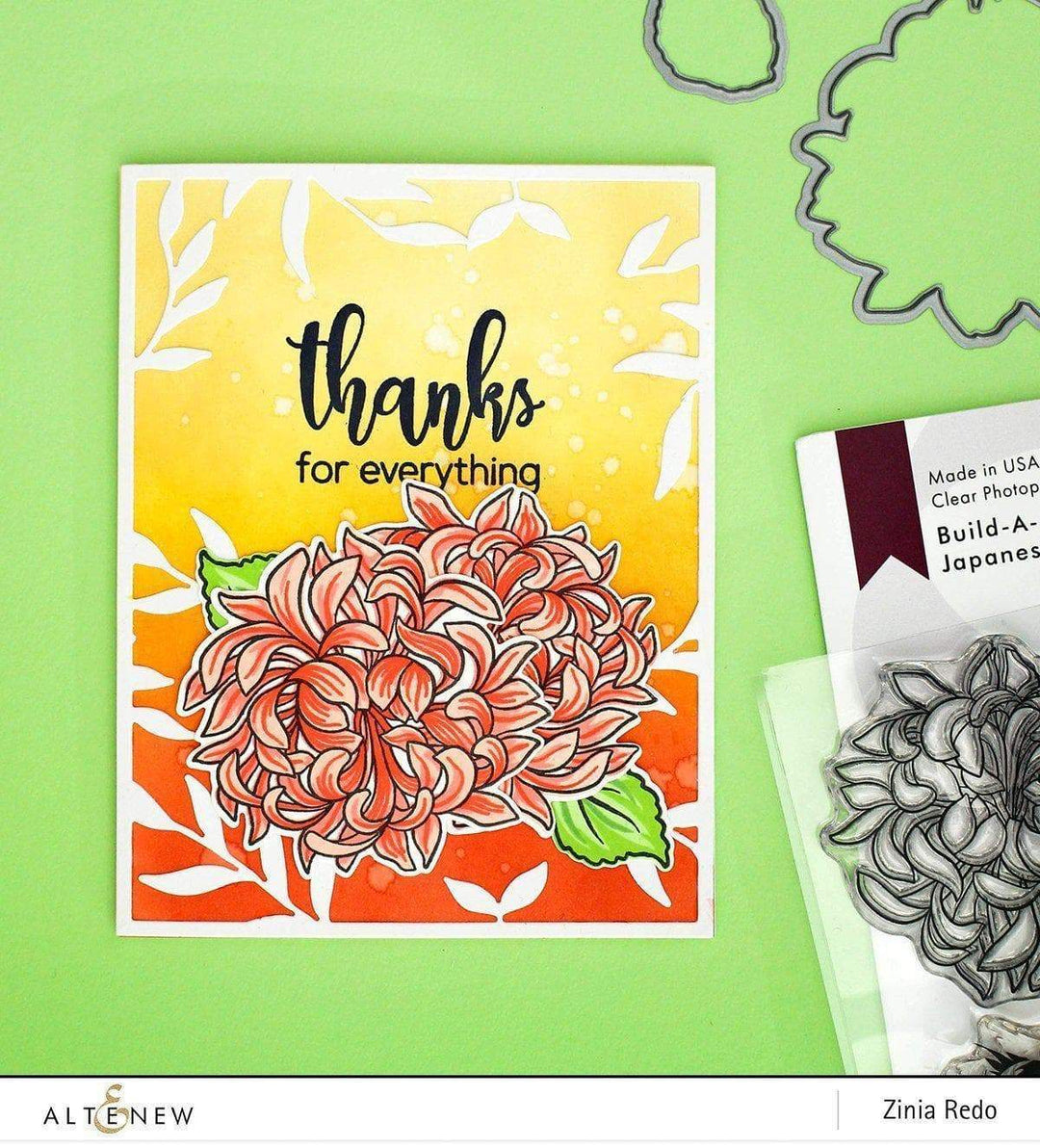 Altenew Build-A-Flower Set Build-A-Flower: Japanese Mum Layering Stamp & Die Set