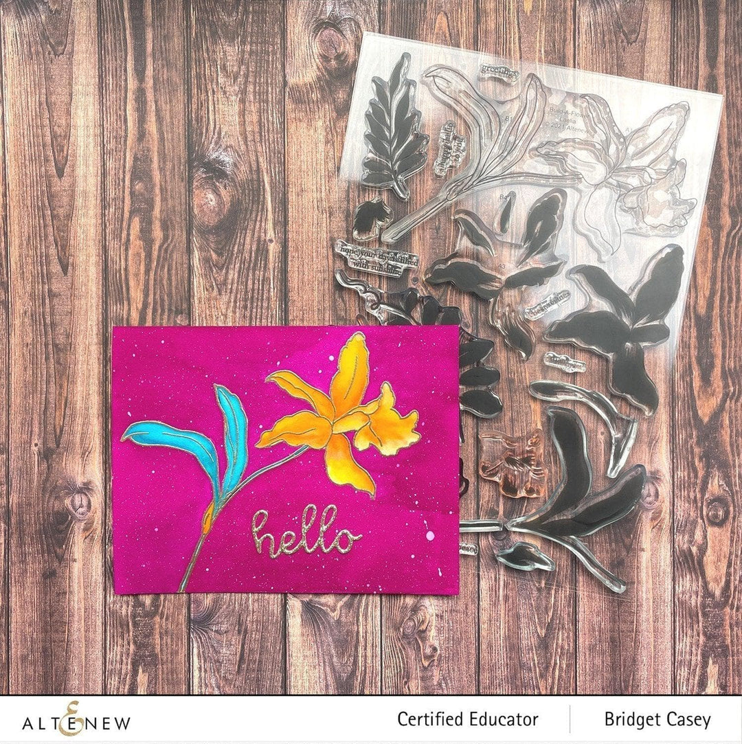 Altenew Build-A-Flower Set Build-A-Flower: Laelia Layering Stamp & Die Set