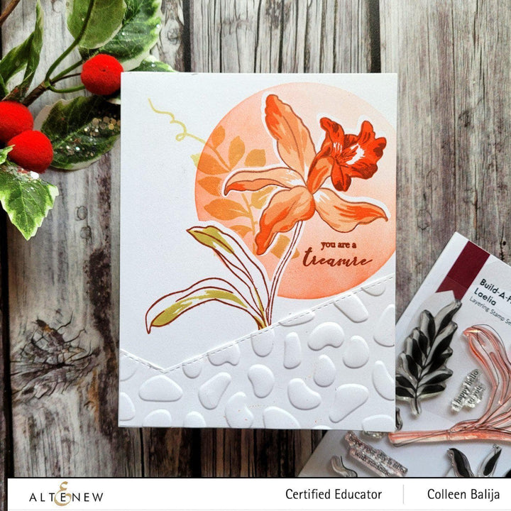 Altenew Build-A-Flower Set Build-A-Flower: Laelia Layering Stamp & Die Set