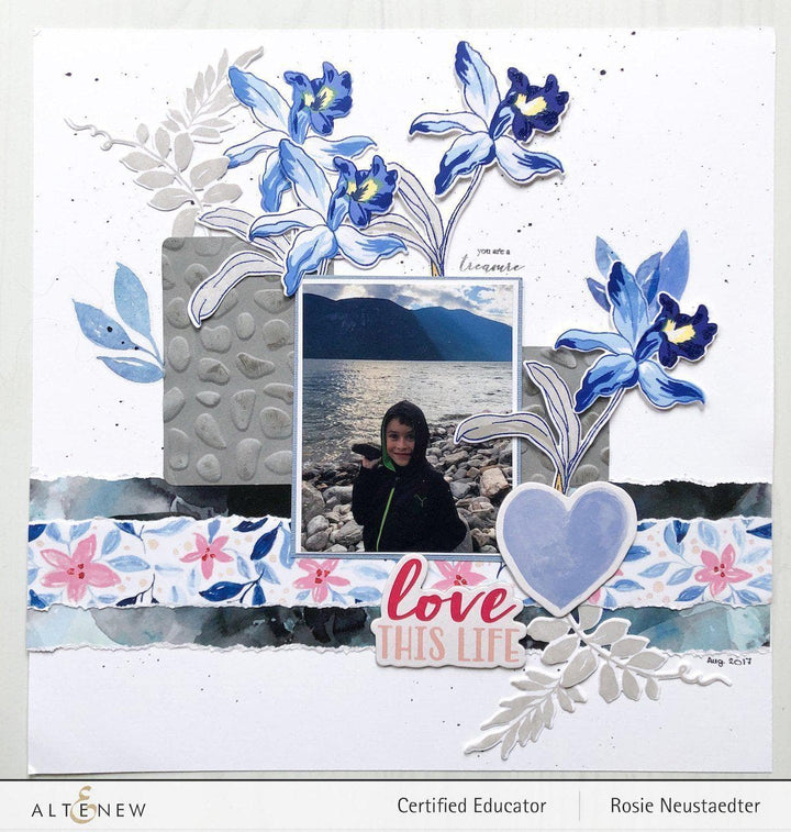 Altenew Build-A-Flower Set Build-A-Flower: Laelia Layering Stamp & Die Set