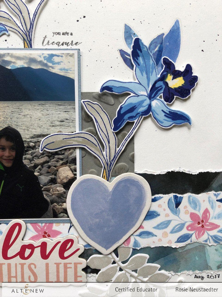 Altenew Build-A-Flower Set Build-A-Flower: Laelia Layering Stamp & Die Set