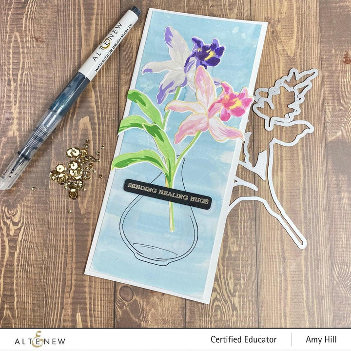 Altenew Build-A-Flower Set Build-A-Flower: Laelia Layering Stamp & Die Set