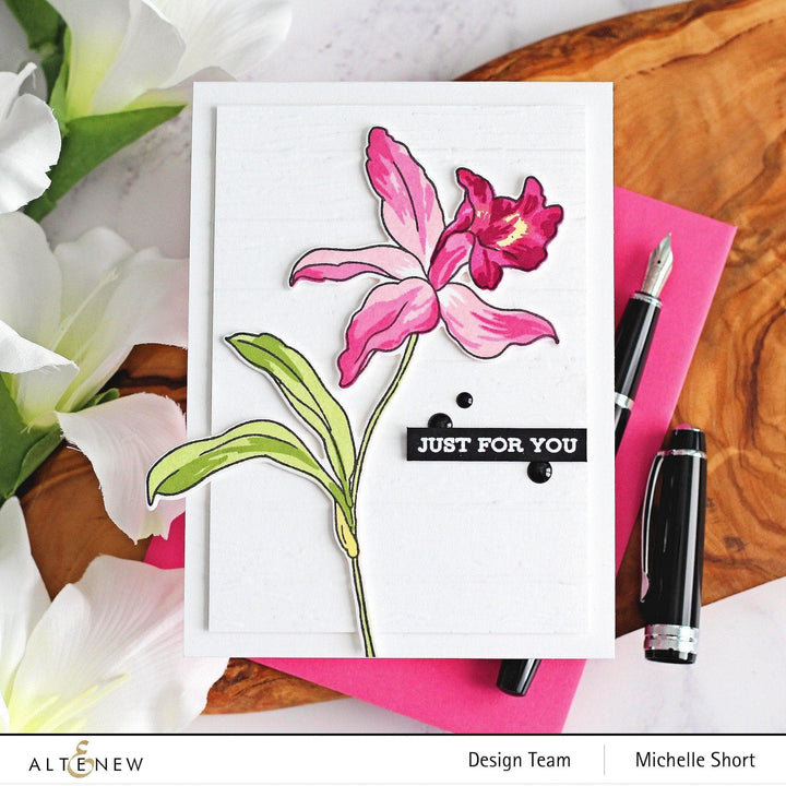 Altenew Build-A-Flower Set Build-A-Flower: Laelia Layering Stamp & Die Set