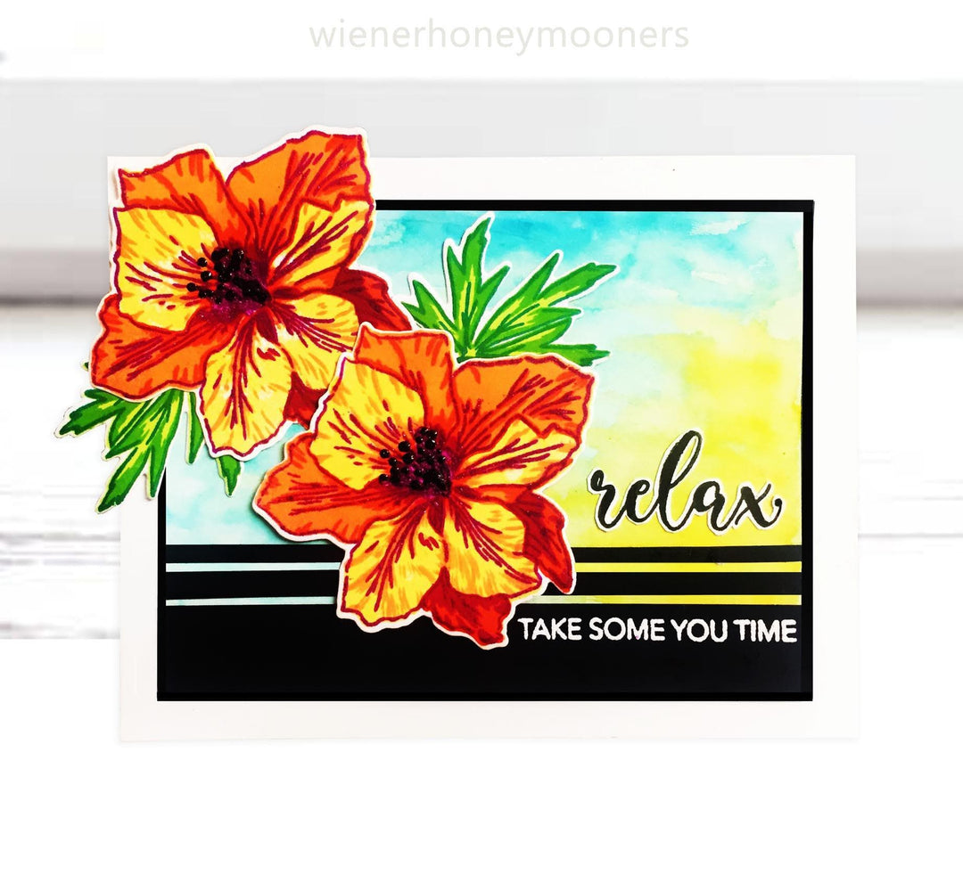 Altenew Build-A-Flower Set Build-A-Flower: Larkspur Layering Stamp & Die Set