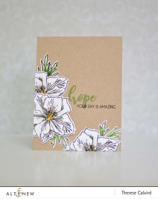 Altenew Build-A-Flower Set Build-A-Flower: Larkspur Layering Stamp & Die Set