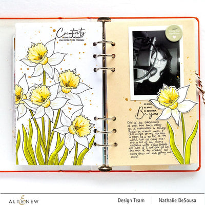 Altenew Build-A-Flower Set Build-A-Flower: Narcissus Layering Stamp & Die Set