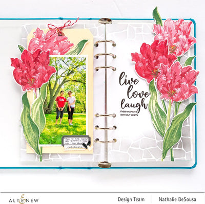 Altenew Build-A-Flower Set Build-A-Flower: Parrot Tulips Layering Stamp & Die Set