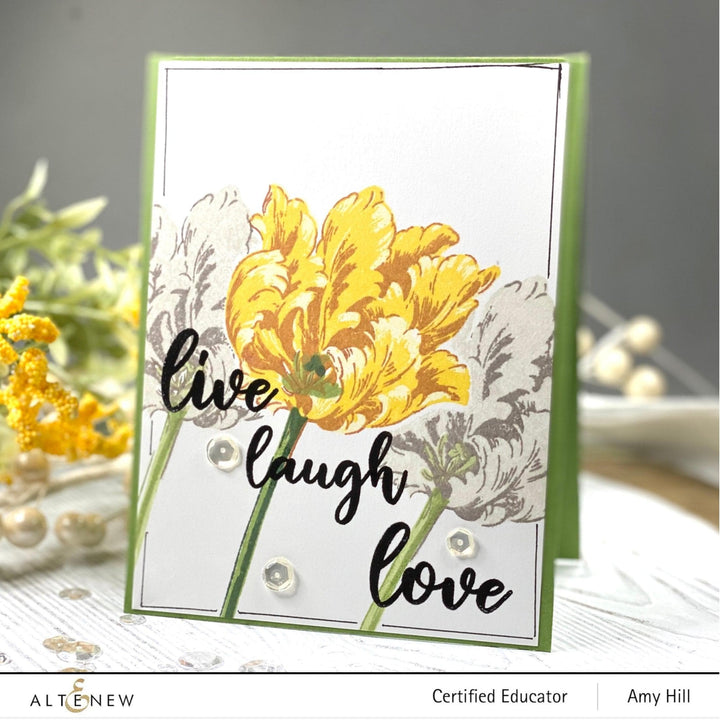 Altenew Build-A-Flower Set Build-A-Flower: Parrot Tulips Layering Stamp & Die Set