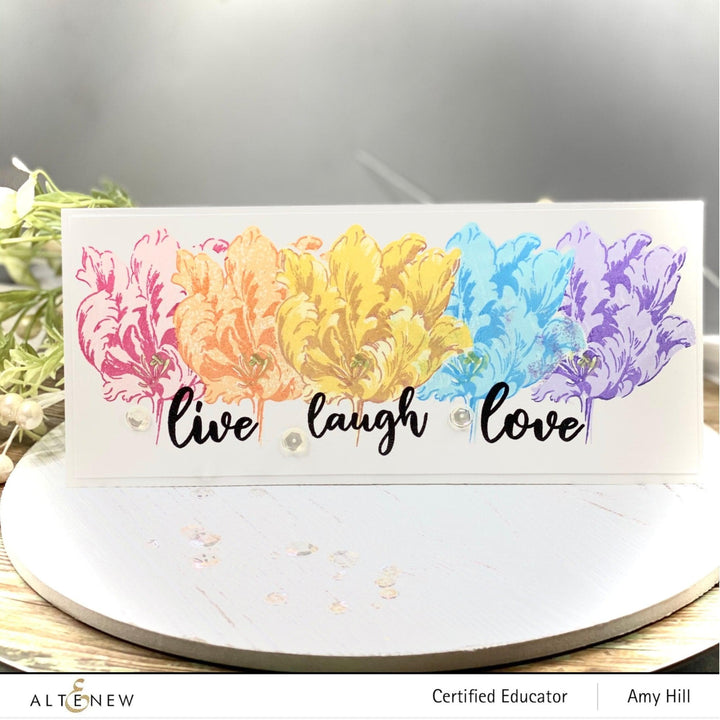 Altenew Build-A-Flower Set Build-A-Flower: Parrot Tulips Layering Stamp & Die Set