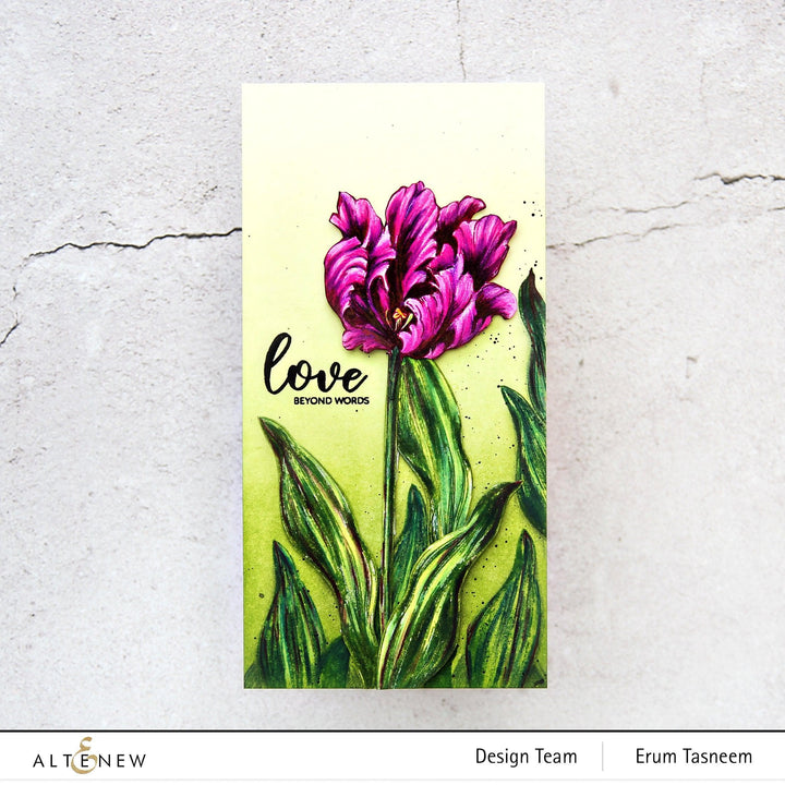 Altenew Build-A-Flower Set Build-A-Flower: Parrot Tulips Layering Stamp & Die Set