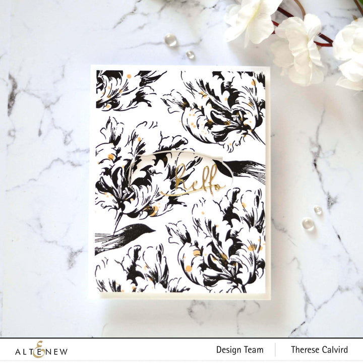 Altenew Build-A-Flower Set Build-A-Flower: Parrot Tulips Layering Stamp & Die Set