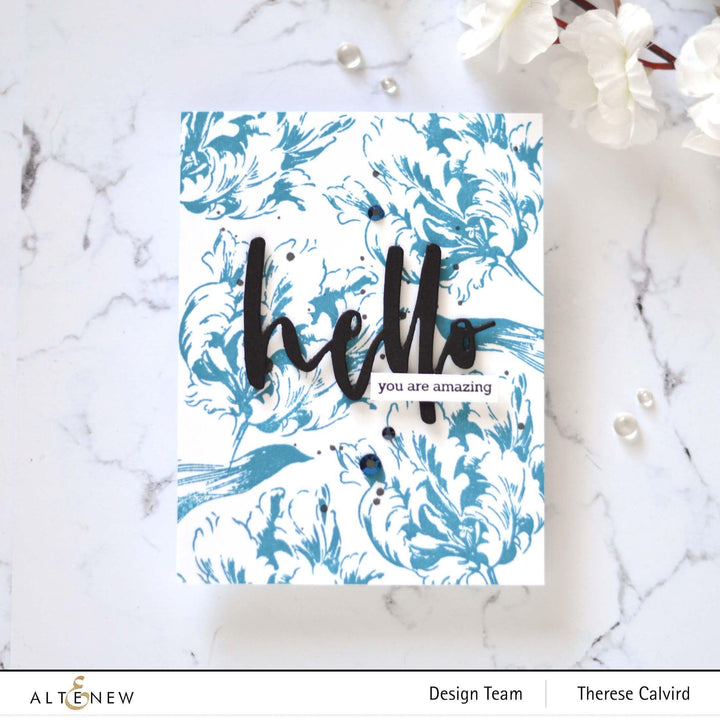 Altenew Build-A-Flower Set Build-A-Flower: Parrot Tulips Layering Stamp & Die Set