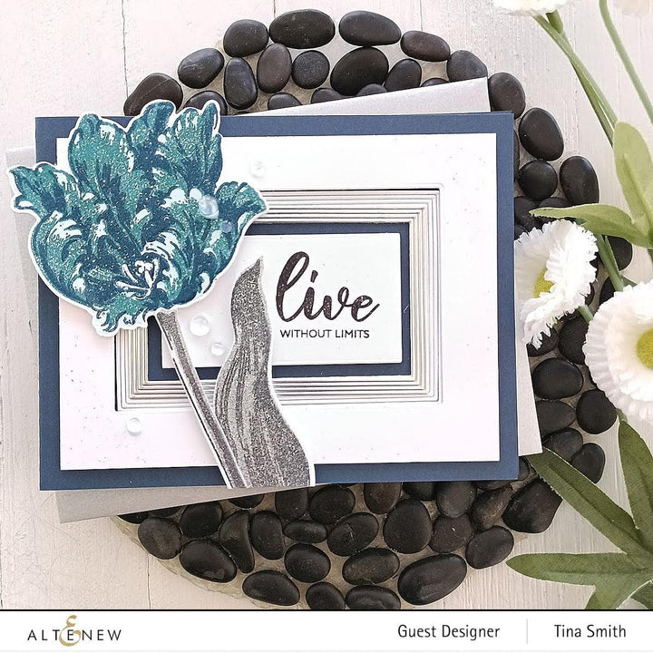 Altenew Build-A-Flower Set Build-A-Flower: Parrot Tulips Layering Stamp & Die Set