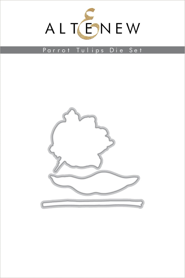 Altenew Build-A-Flower Set Build-A-Flower: Parrot Tulips Layering Stamp & Die Set