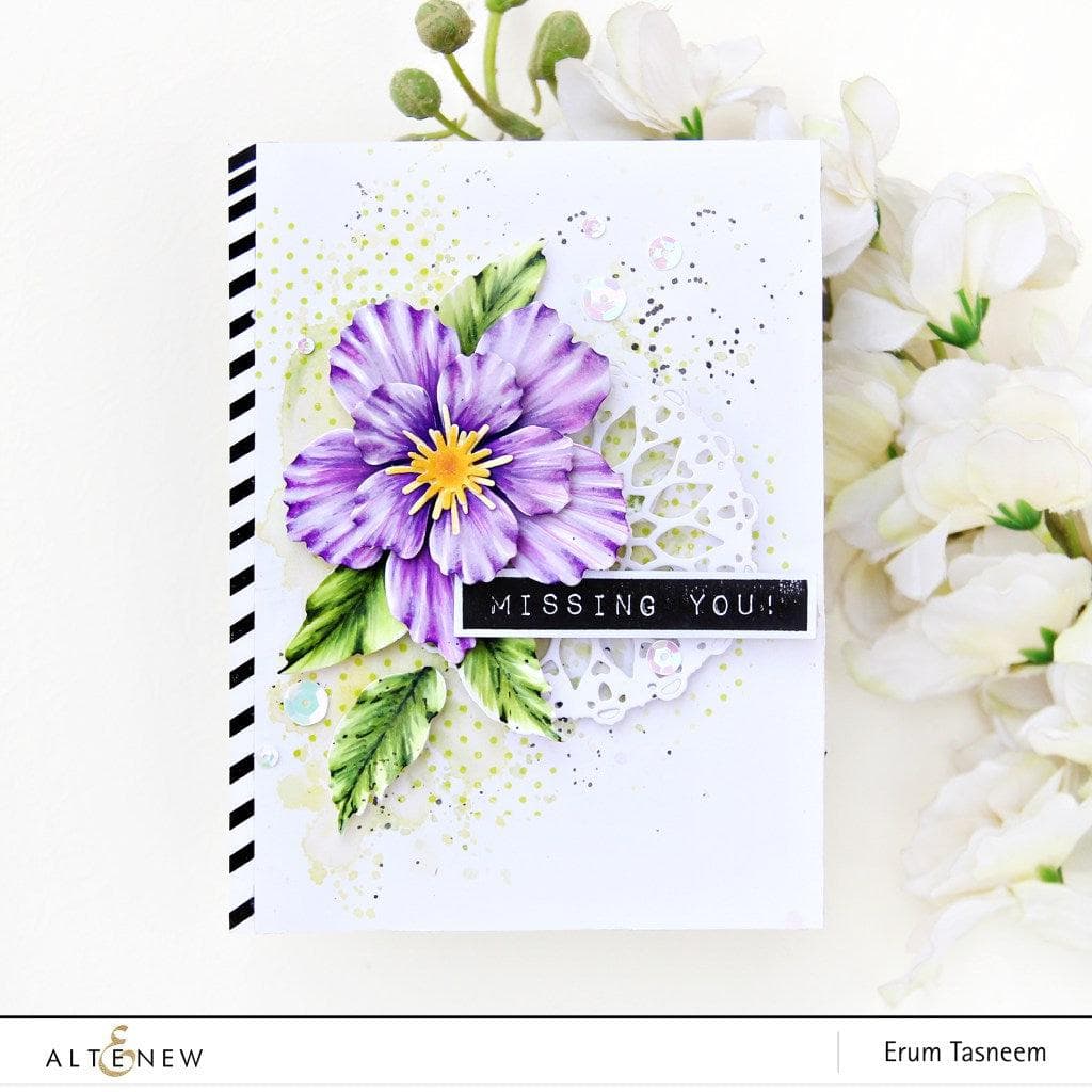 Altenew Build-A-Flower Set Build-A-Flower: Peony Blossom Layering Stamp & Die Set