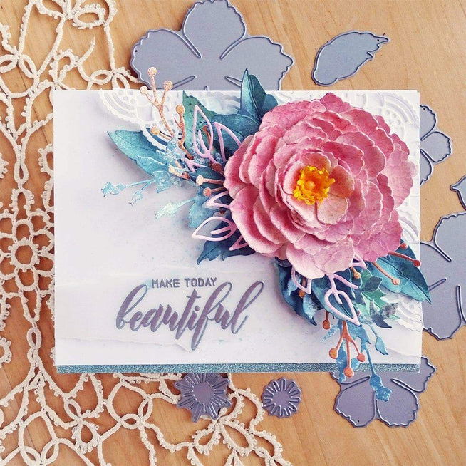 Altenew Build-A-Flower Set Build-A-Flower: Peony Blossom Layering Stamp & Die Set