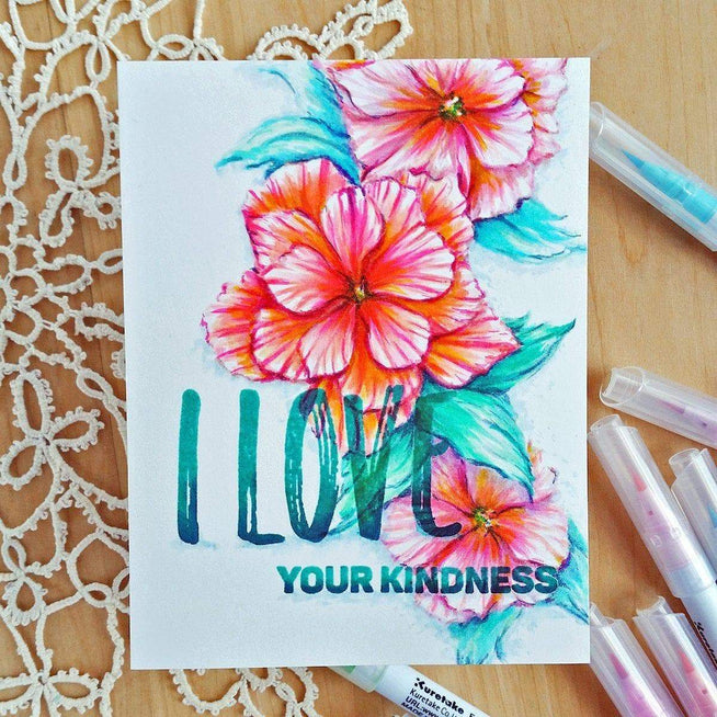 Altenew Build-A-Flower Set Build-A-Flower: Peony Blossom Layering Stamp & Die Set
