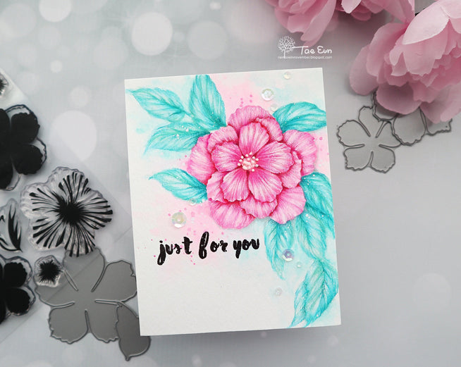 Altenew Build-A-Flower Set Build-A-Flower: Peony Blossom Layering Stamp & Die Set