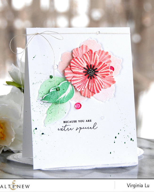 Altenew Build-A-Flower Set Build-A-Flower: Peony Blossom Layering Stamp & Die Set