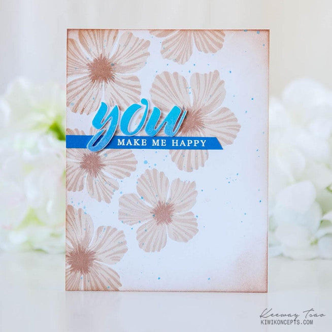 Altenew Build-A-Flower Set Build-A-Flower: Peony Blossom Layering Stamp & Die Set