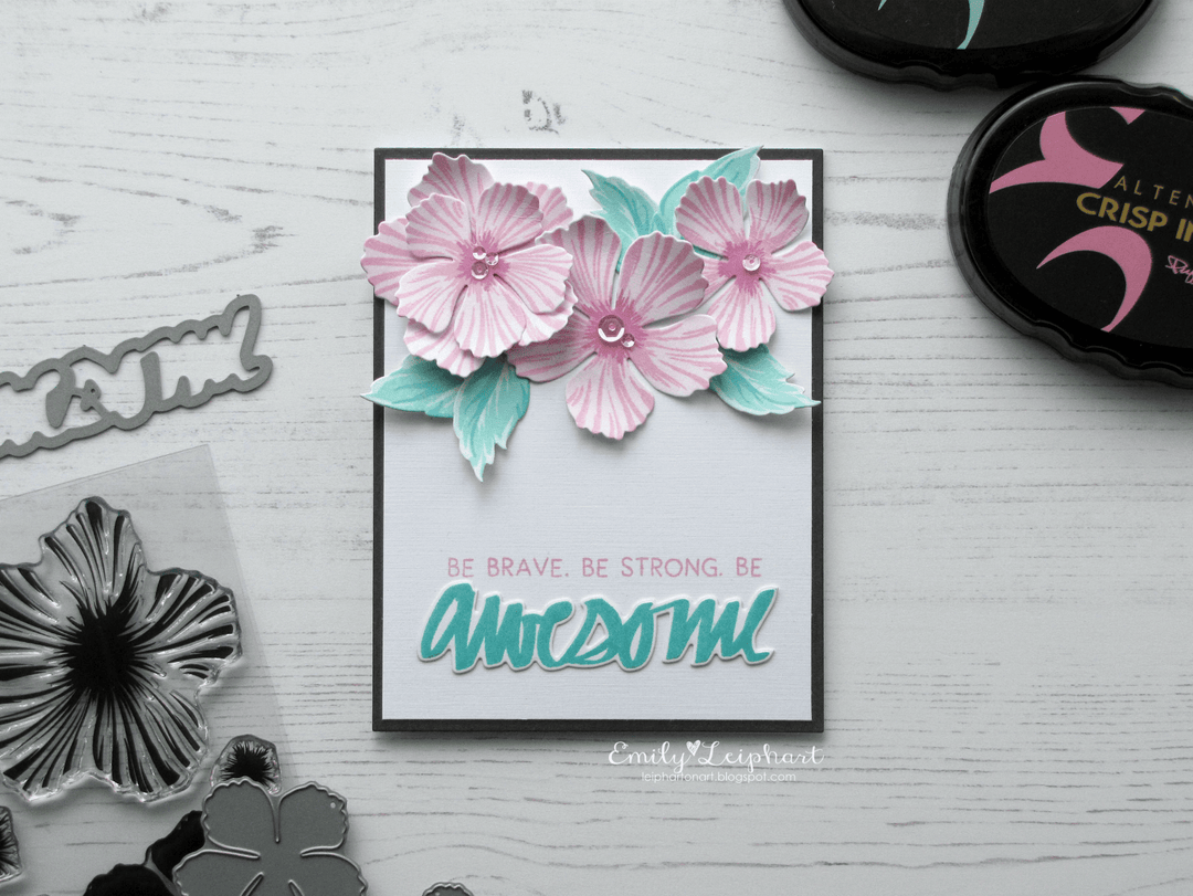Altenew Build-A-Flower Set Build-A-Flower: Peony Blossom Layering Stamp & Die Set