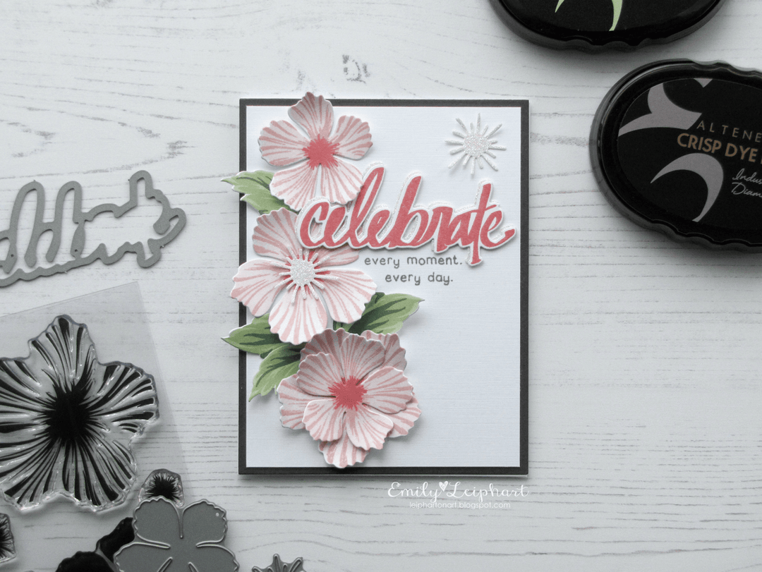 Altenew Build-A-Flower Set Build-A-Flower: Peony Blossom Layering Stamp & Die Set