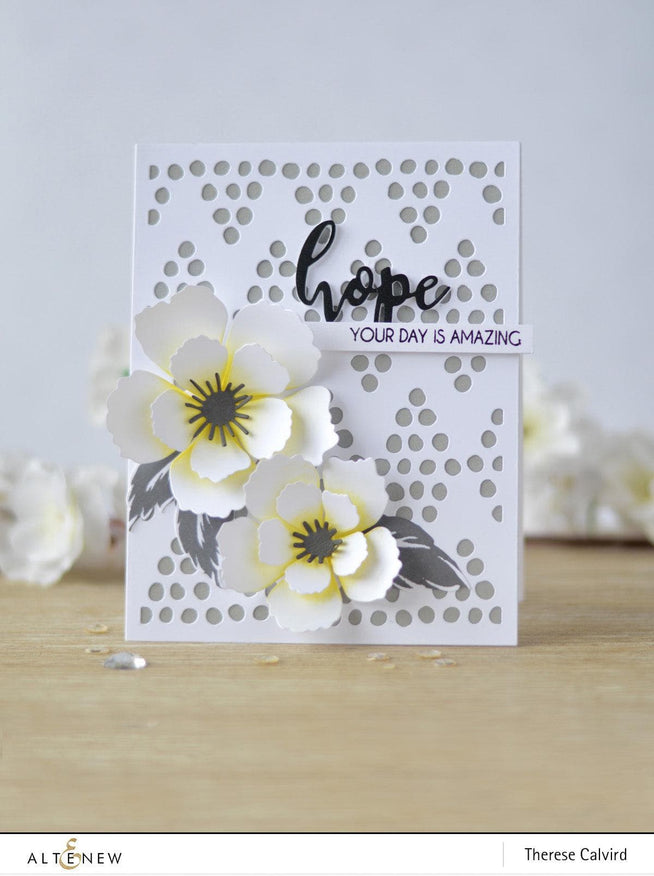Altenew Build-A-Flower Set Build-A-Flower: Peony Blossom Layering Stamp & Die Set