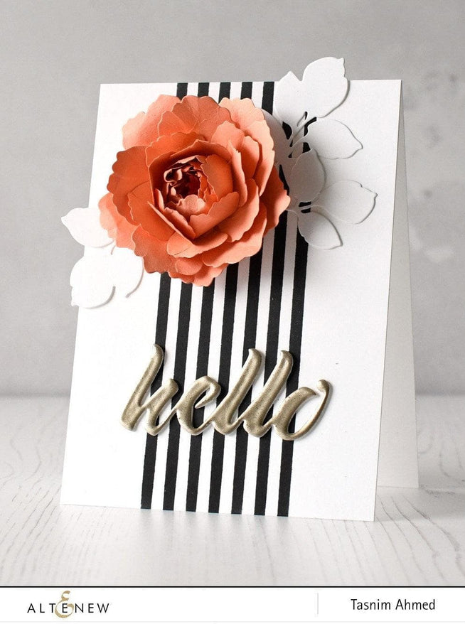 Altenew Build-A-Flower Set Build-A-Flower: Peony Blossom Layering Stamp & Die Set