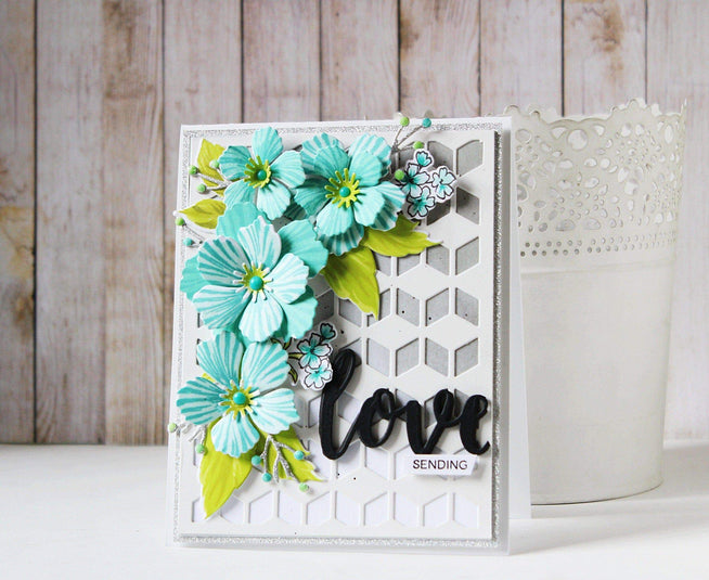 Altenew Build-A-Flower Set Build-A-Flower: Peony Blossom Layering Stamp & Die Set
