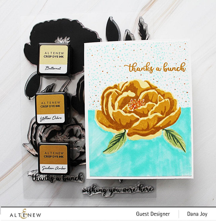 Altenew Build-A-Flower Set Build-A-Flower: Peony Layering Stamp & Die Set