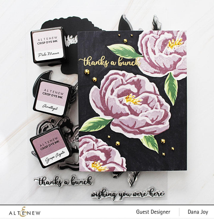 Altenew Build-A-Flower Set Build-A-Flower: Peony Layering Stamp & Die Set
