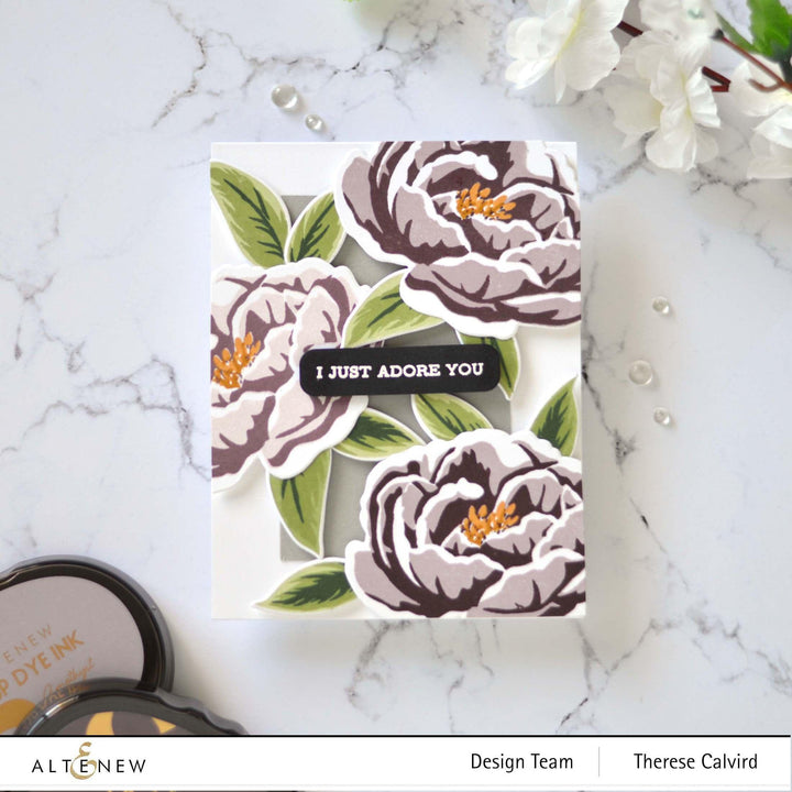 Altenew Build-A-Flower Set Build-A-Flower: Peony Layering Stamp & Die Set