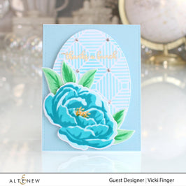 Altenew Build-A-Flower Set Build-A-Flower: Peony Layering Stamp & Die Set