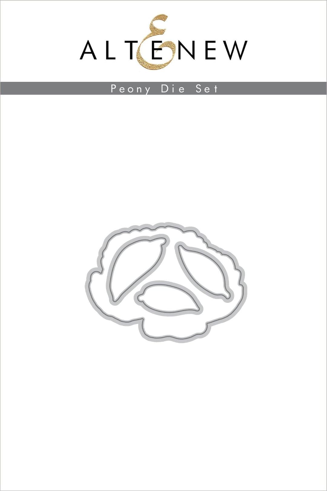 Altenew Build-A-Flower Set Build-A-Flower: Peony Layering Stamp & Die Set