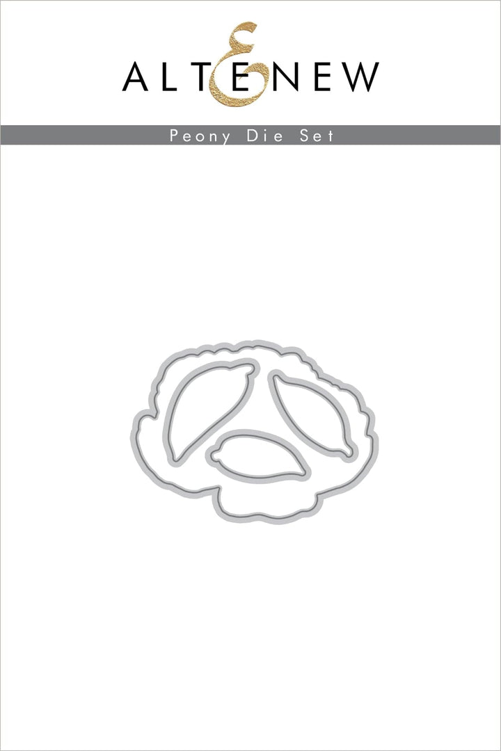 Altenew Build-A-Flower Set Build-A-Flower: Peony Layering Stamp & Die Set