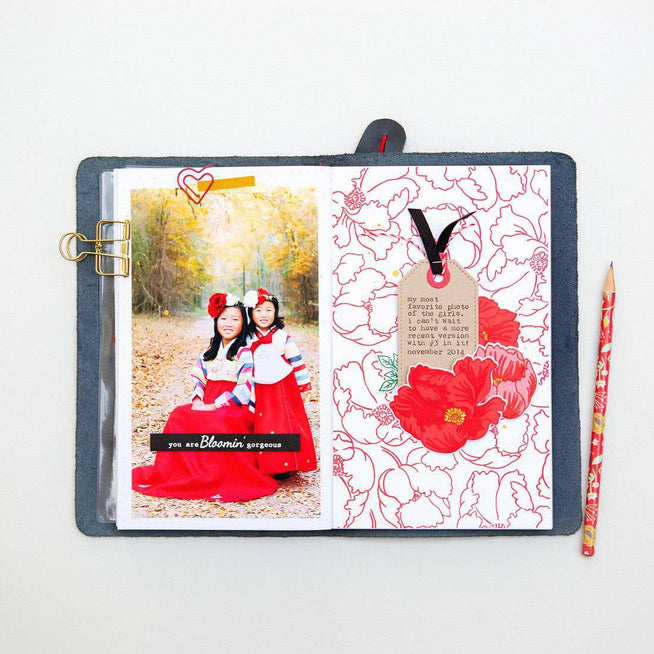 Altenew Build-A-Flower Set Build-A-Flower: Poppy Layering Stamp & Die Set