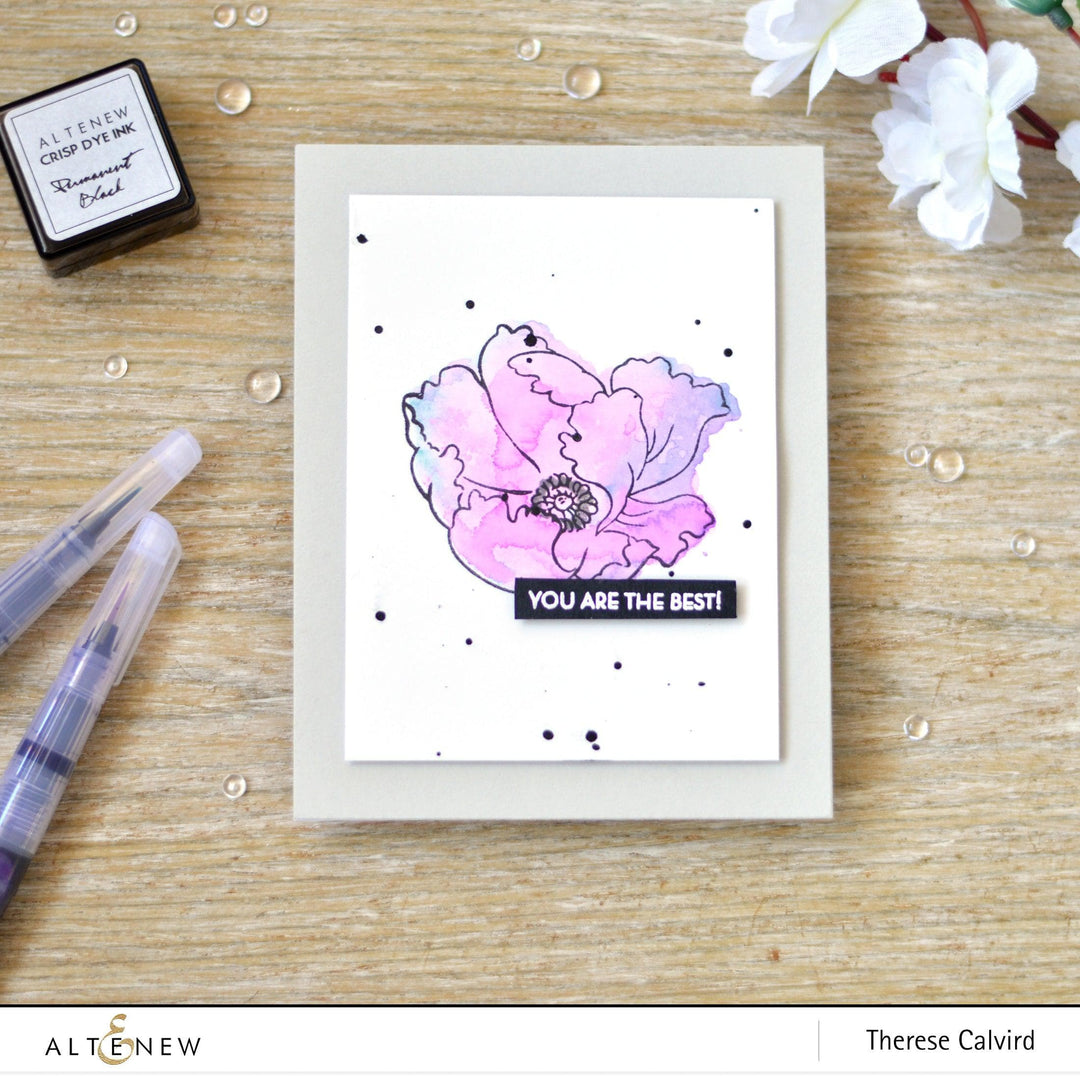 Altenew Build-A-Flower Set Build-A-Flower: Poppy Layering Stamp & Die Set