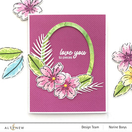 Altenew Build-A-Flower Set Build-A-Flower: Primrose Layering Stamp & Die Set
