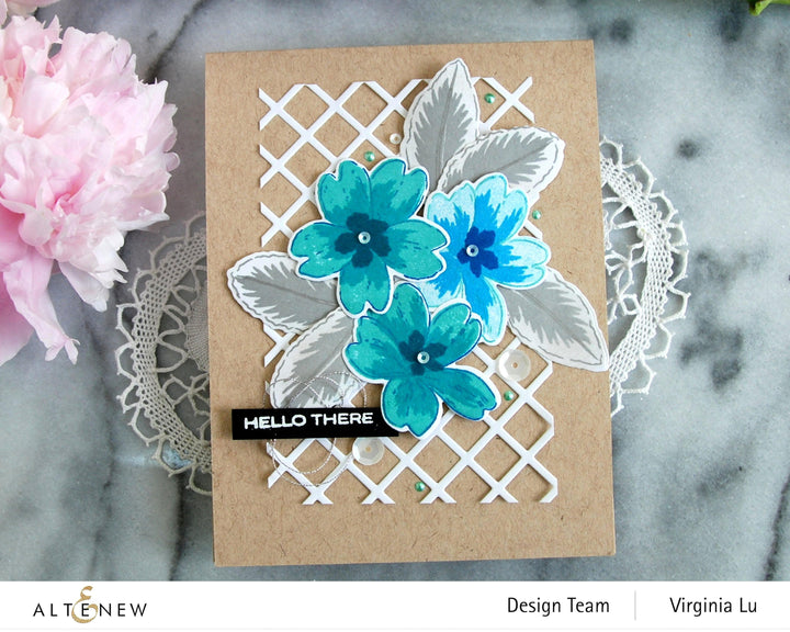 Altenew Build-A-Flower Set Build-A-Flower: Primrose Layering Stamp & Die Set