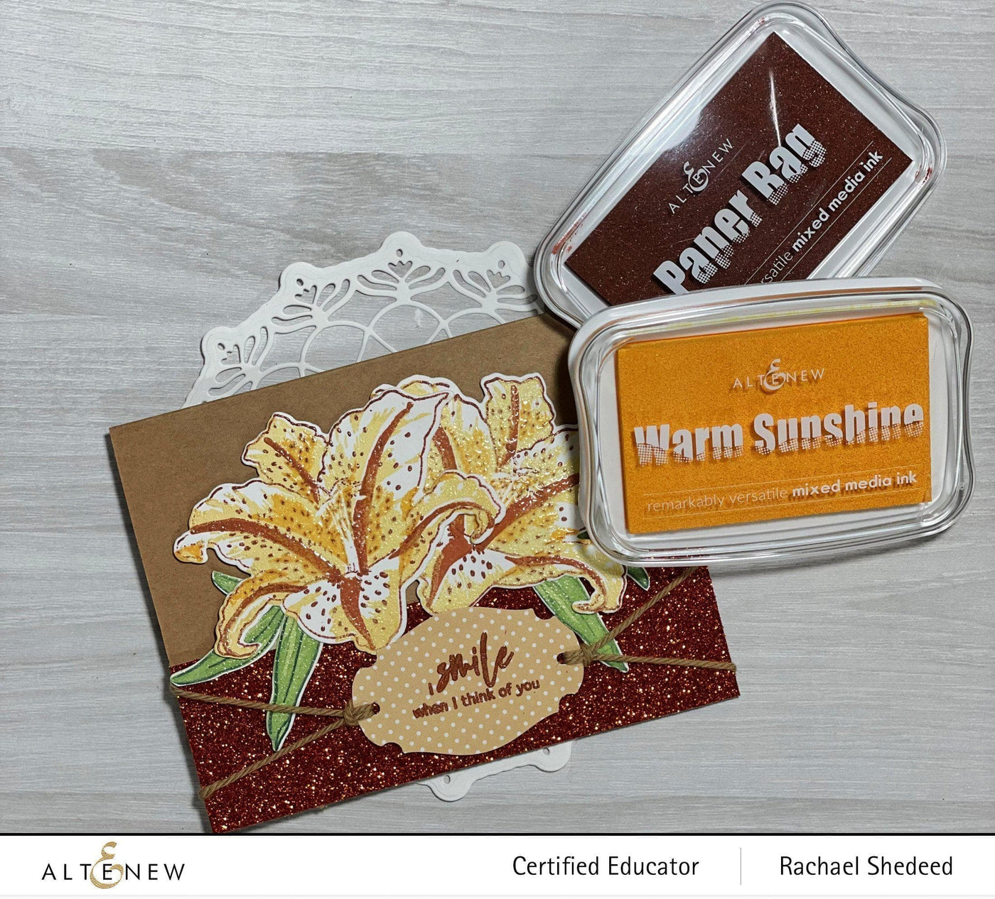 Altenew Build-A-Flower Set Build-A-Flower: Queen of the Lilies Layering Stamp & Die Set