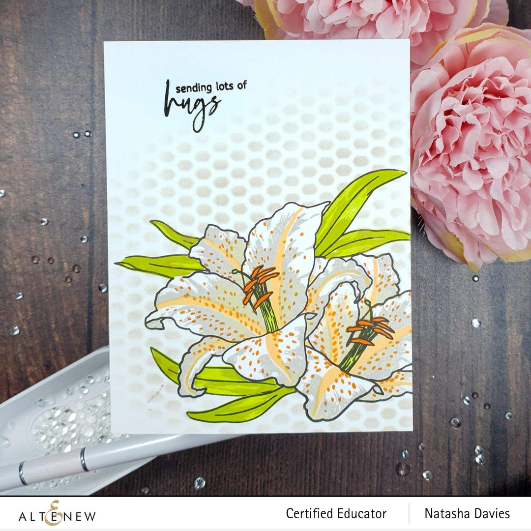 Altenew Build-A-Flower Set Build-A-Flower: Queen of the Lilies Layering Stamp & Die Set
