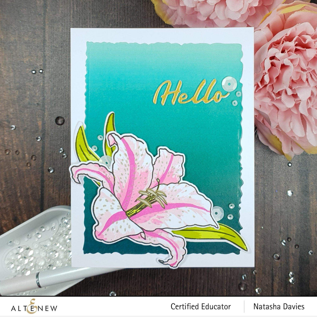 Altenew Build-A-Flower Set Build-A-Flower: Queen of the Lilies Layering Stamp & Die Set