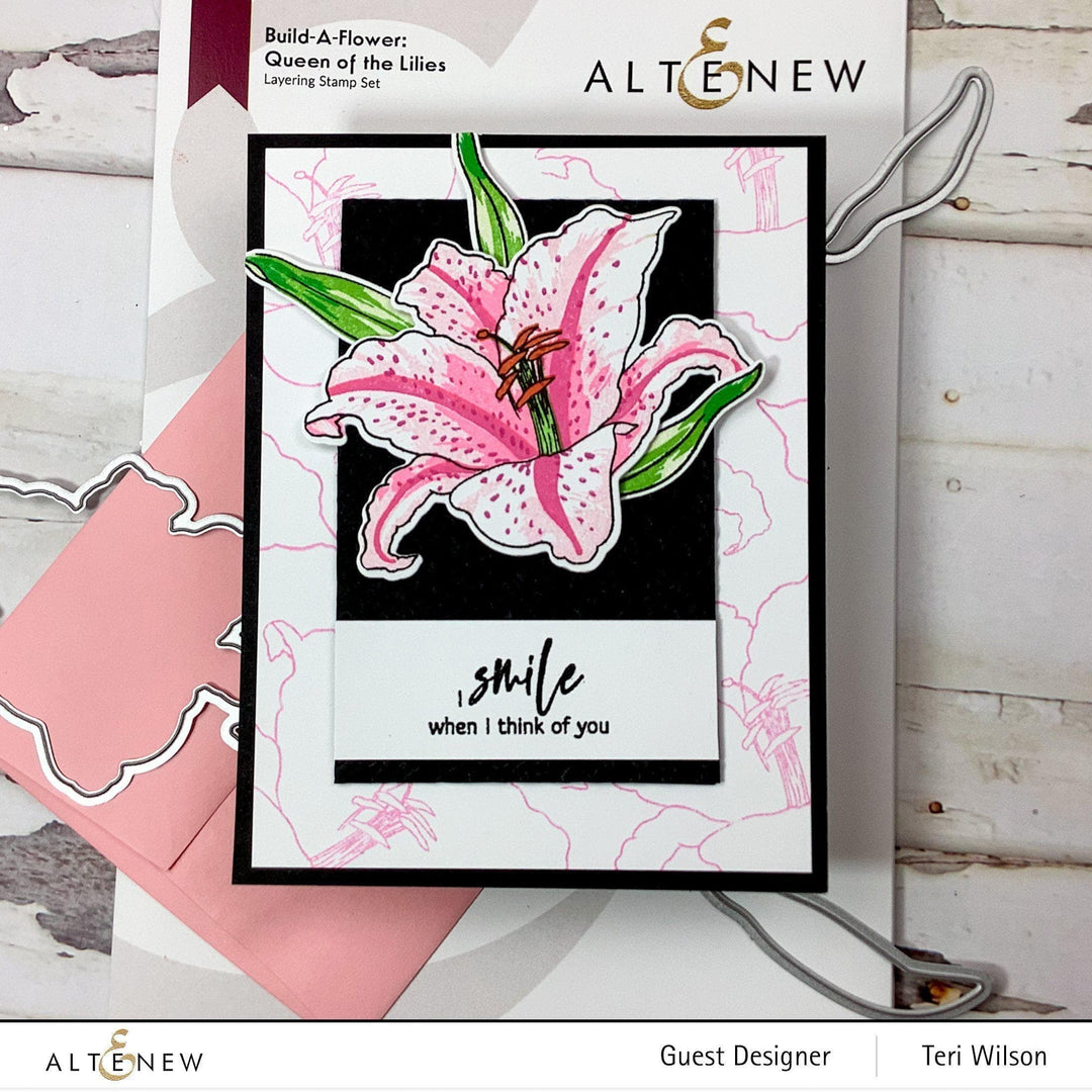 Altenew Build-A-Flower Set Build-A-Flower: Queen of the Lilies Layering Stamp & Die Set