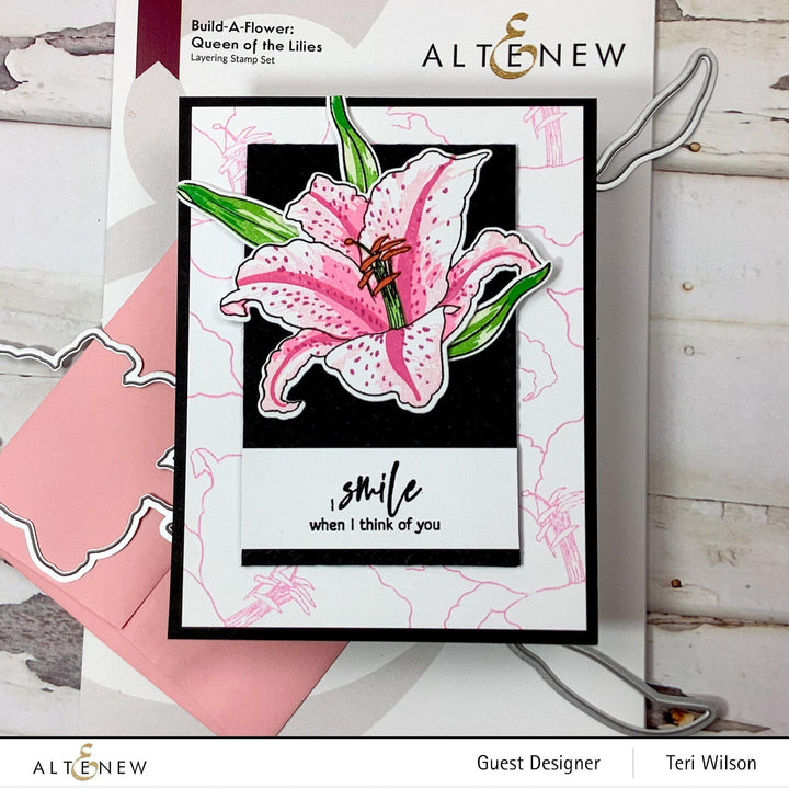 Altenew Build-A-Flower Set Build-A-Flower: Queen of the Lilies Layering Stamp & Die Set