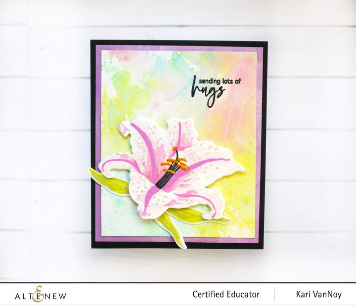 Altenew Build-A-Flower Set Build-A-Flower: Queen of the Lilies Layering Stamp & Die Set