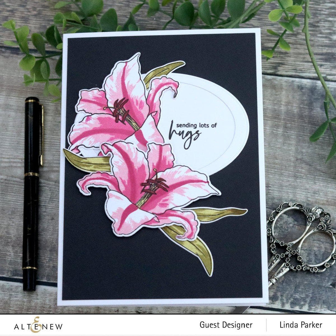 Altenew Build-A-Flower Set Build-A-Flower: Queen of the Lilies Layering Stamp & Die Set